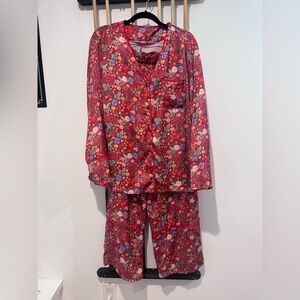 Summersalt Red Floral Women's Pajama Set